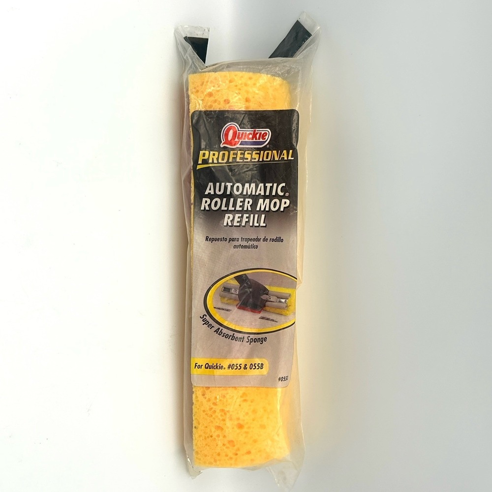 Quickie Professional‎ Jumbo Roller Mop Head Refill Type P Mop Series 055/055B
